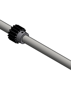 Shaft f/Mixer 2000L cpl M&M